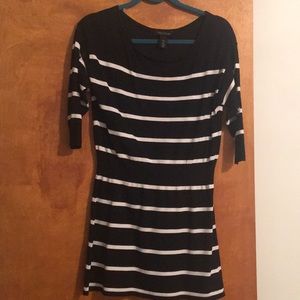 Striped Lightweight Sweater Tunic
